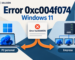 Error 0xc004f074 en Windows 11: rutas para PC personal y empresa