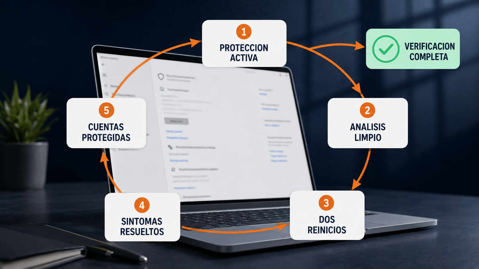 Checklist final para confirmar si una PC está libre de virus