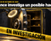 Ilustración de una caja fuerte de acero negro con la puerta redonda entreabierta, examinada por una lámpara con lupa; adelante cruza una cinta amarilla que dice «En investigación». Arriba, en una franja negra, el texto «Binance · 29 de octubre de 2026» y el titular «Binance investiga un posible hackeo».