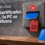 Ilustración con una metáfora visual: en una pared de hormigón visto, un lector de tarjetas de acero con la luz encendida en rojo tiene insertada una tarjeta azul de la que cuelga una etiqueta roja que dice «VENCE 2027»; abajo, sobre un estante de madera, espera una tarjeta azul nueva. Arriba a la izquierda, el logo de Windows, el texto «Windows Update» y el titular «Sin los certificados nuevos, tu PC se queda afuera».
