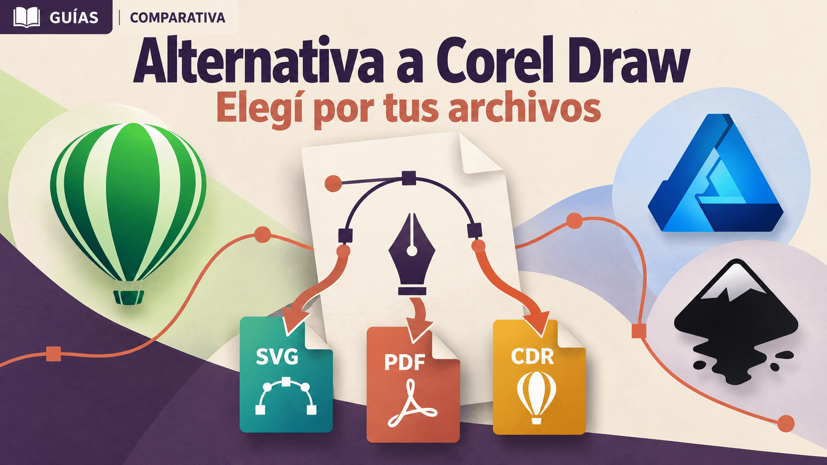 Alternativa a Corel Draw: vectores, archivos y opciones gratuitas o clásicas