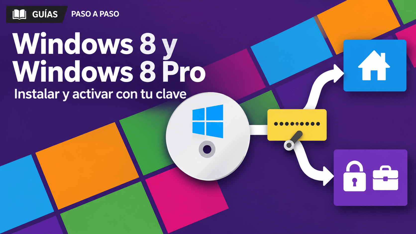 Guía TCD para instalar y activar Windows 8 y Windows 8 Pro paso a paso con la ISO en español