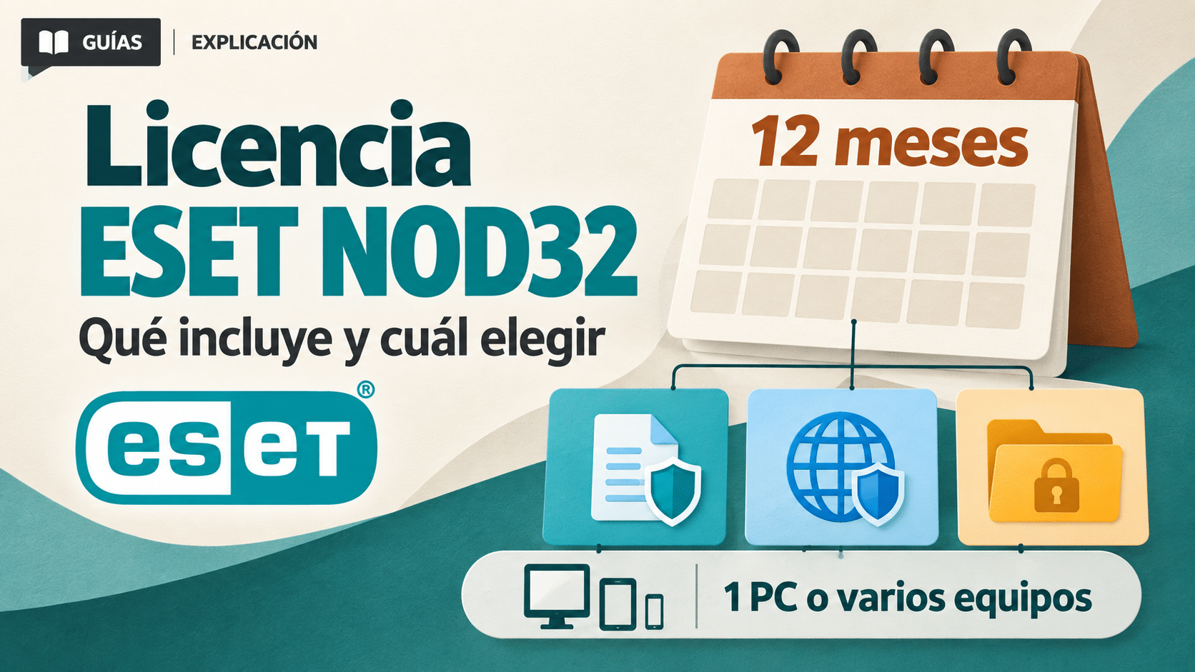 Licencia ESET NOD32: cobertura, duración y elección por dispositivos