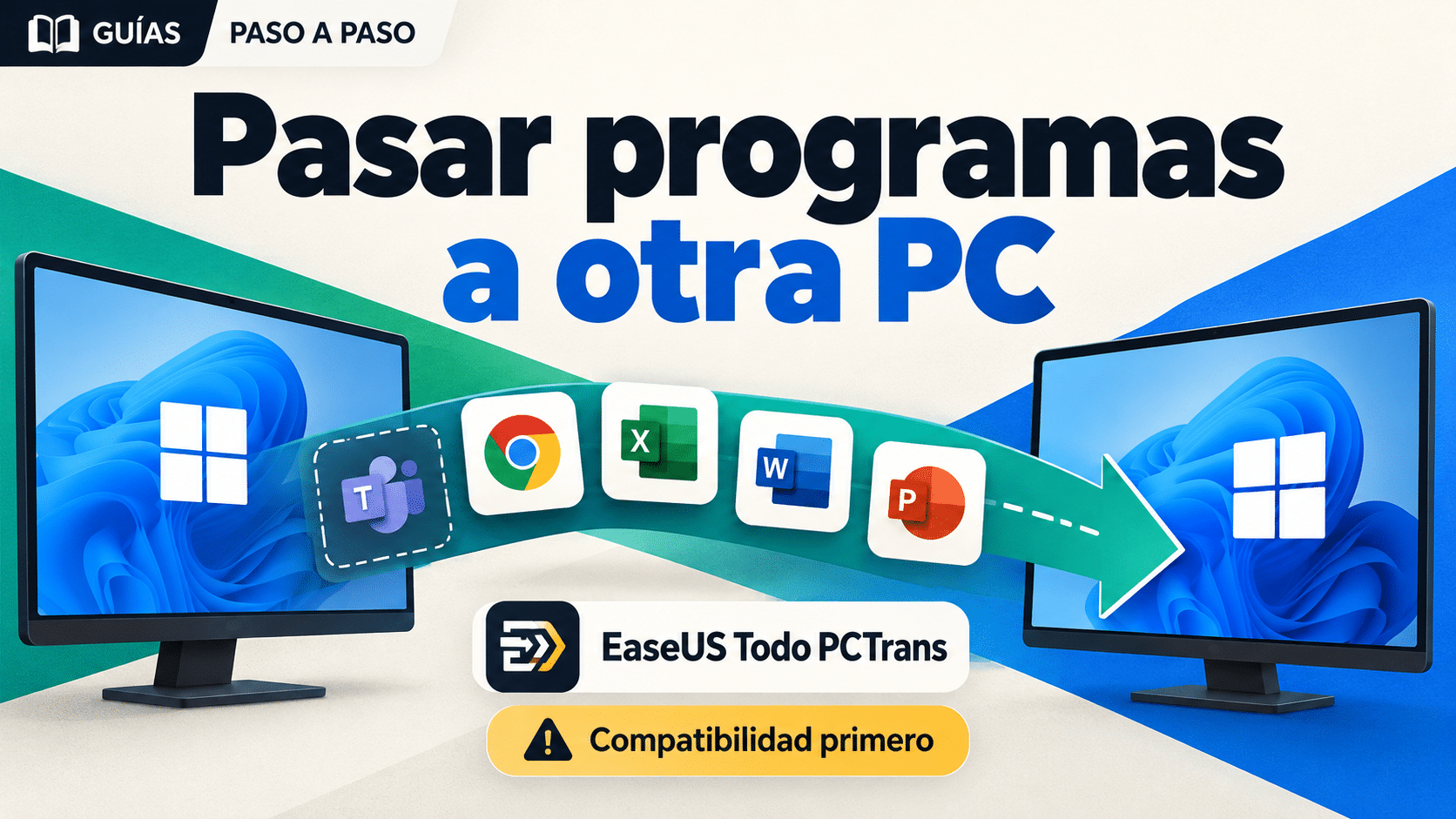 Cómo pasar programas de una PC a otra: transferencia compatible y alternativas