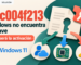 0xc004f213 en Windows 11: recuperar la clave y la activación del equipo