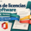 Tipos de licencias de software ordenados por permisos, duración, canal y alcance