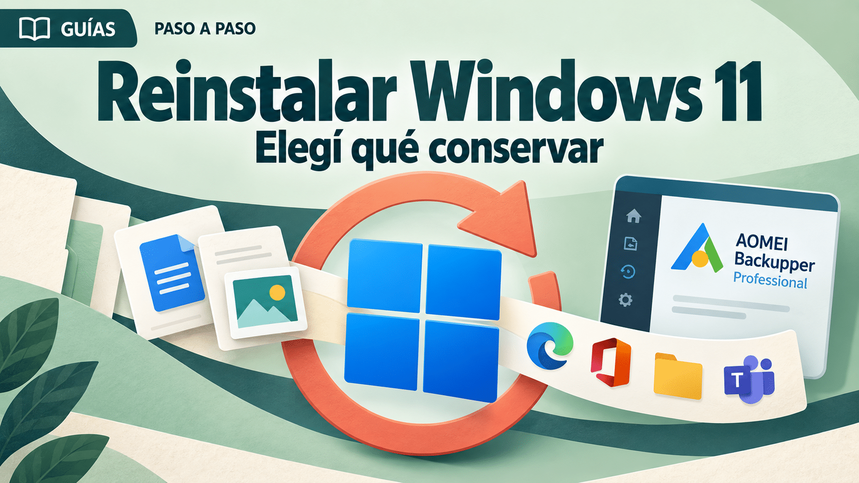 Reinstalar Windows 11 conservando archivos y aplicaciones con métodos oficiales