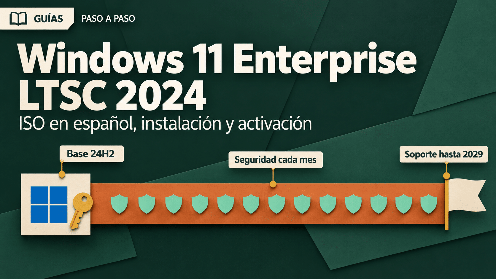 Guía TCD para instalar y activar Windows 11 Enterprise LTSC 2024: ISO en español, instalación limpia y activación con slmgr