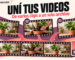 como unir videos en uno solo: tres clips forman una secuencia continua