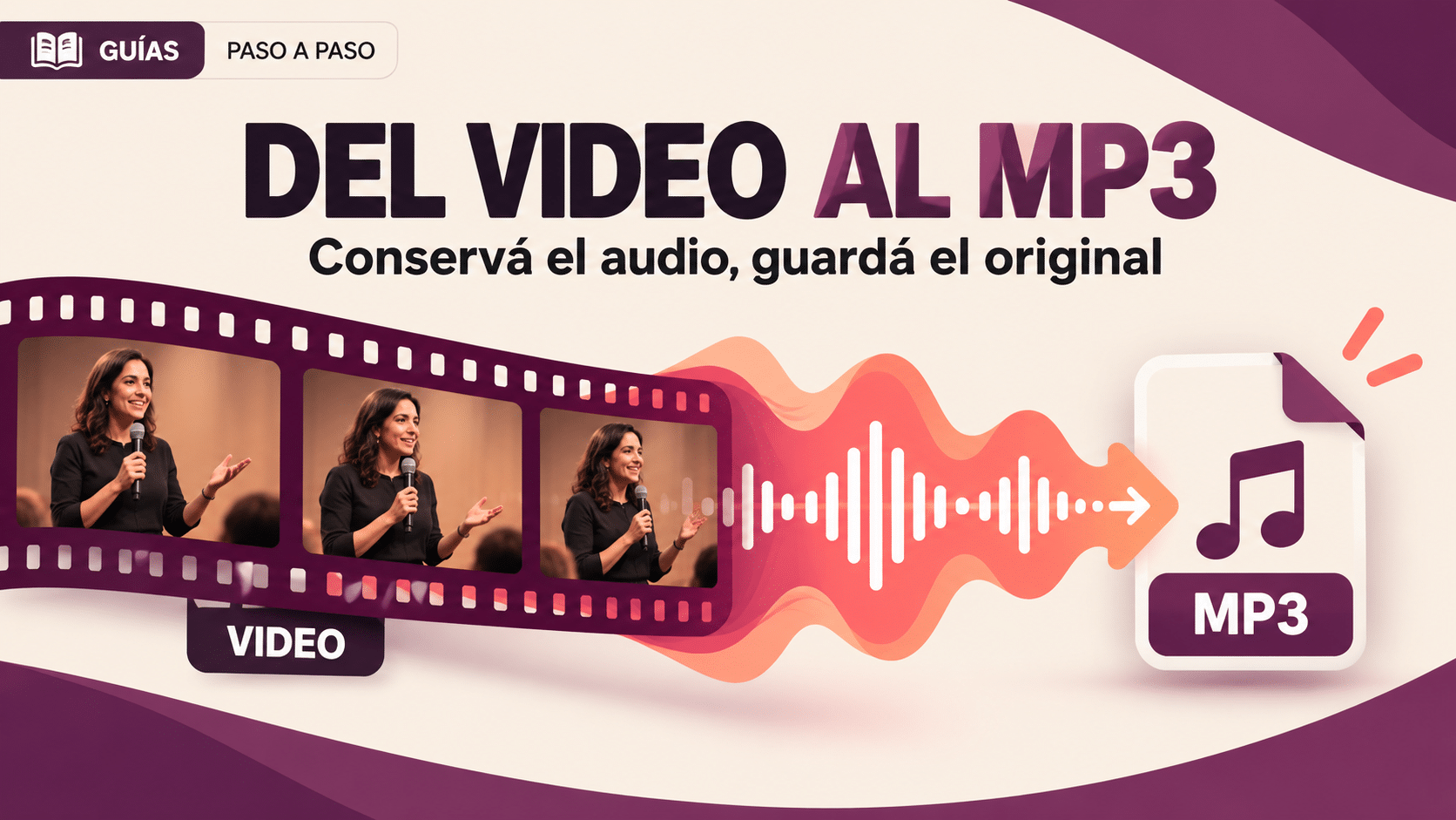 Como convertir video a mp3 separando el sonido de un video y conservando el original