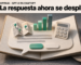 Ilustración con una metáfora visual: sobre un fieltro gris claro, un libro pop-up de cartón abierto cuya página es un globo de diálogo del que se levantan, plegados, un mapa con alfileres verdes, un gráfico de barras, una calculadora y dos botones; adelante, una pestaña de tirar con ojal de bronce. Arriba, en una franja clara, el logo de OpenAI, el texto «OpenAI · GPT-6 en ChatGPT» y el titular «La respuesta ahora se despliega».