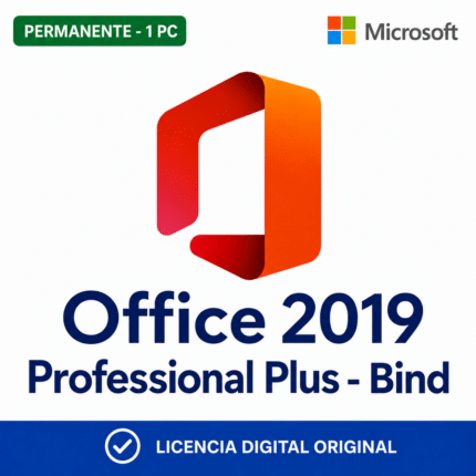 Office 2019 Professional Plus Bind - 1 Pc - Licencia Permanente