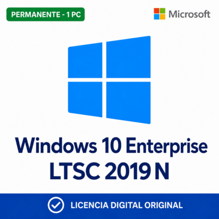 Windows 10 Enterprise LTSC 2019 N - 1 Pc - Licencia Permanente