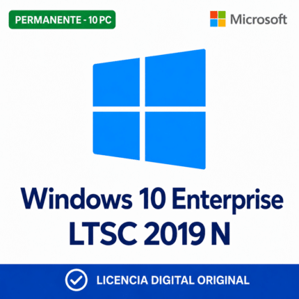 Windows 10 Enterprise LTSC 2019 N - 10 Pc - Licencia Permanente