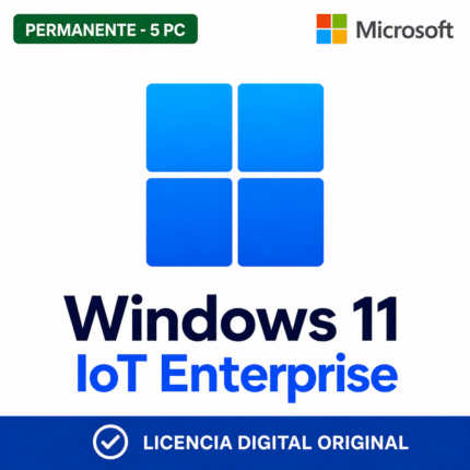 Windows 11 IoT Enterprise - 5 Pc - Licencia Permanente