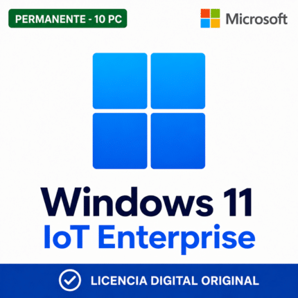 Windows 11 IoT Enterprise - 10 Pc - Licencia Permanente