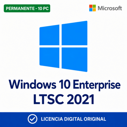 Windows 10 Enterprise LTSC 2021 - 10 Pc - Licencia Permanente