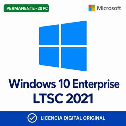 Windows 10 Enterprise LTSC 2021 - 20 Pc - Licencia Permanente