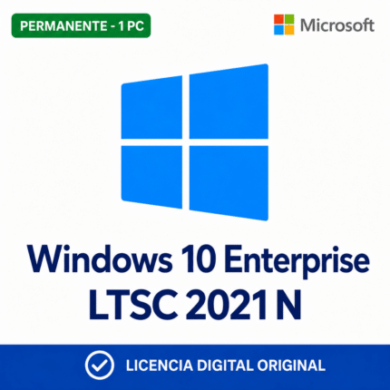 Windows 10 Enterprise LTSC 2021 N - 1 Pc - Licencia Permanente
