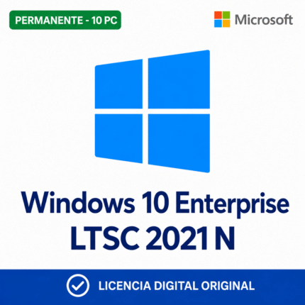 Windows 10 Enterprise LTSC 2021 N - 10 Pc - Licencia Permanente