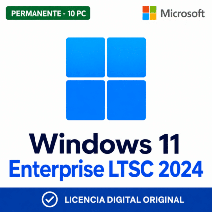 Windows 11 Enterprise LTSC 2024 - 10 Pc - Licencia Permanente