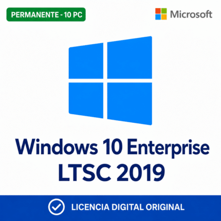 Windows 10 Enterprise LTSC 2019 - 10 Pc - Licencia Permanente