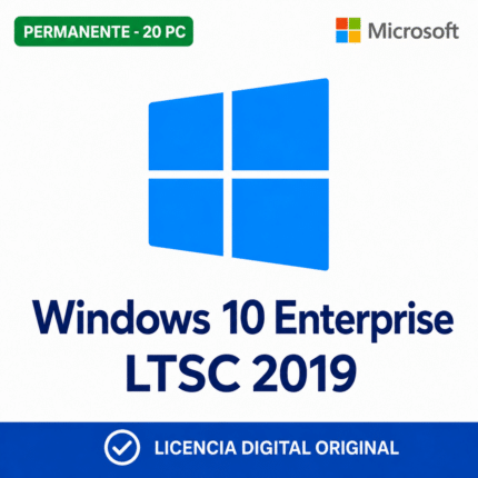 Windows 10 Enterprise LTSC 2019 - 20 Pc - Licencia Permanente
