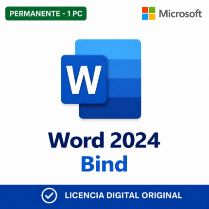 Microsoft Word 2024 Bind - 1 Pc - Licencia Permanente