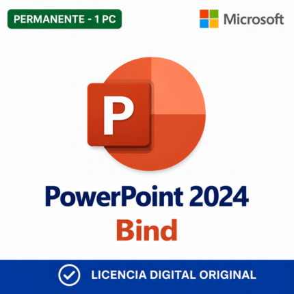 Microsoft PowerPoint 2024 Bind - 1 Pc - Licencia Permanente