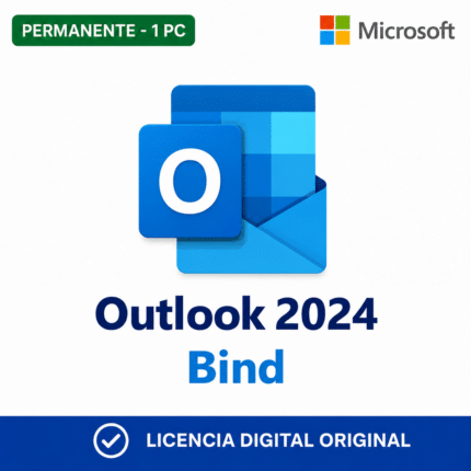 Microsoft Outlook 2024 Bind - 1 Pc - Licencia Permanente