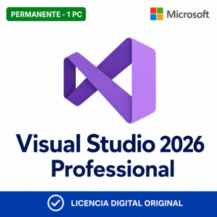 Visual Studio 2026 Professional - 1 Pc - Licencia Permanente
