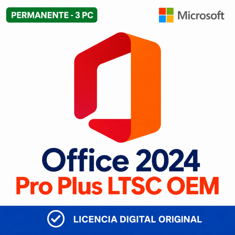 Office 2024 Professional Plus LTSC OEM -3 PC - Licencia Permanente